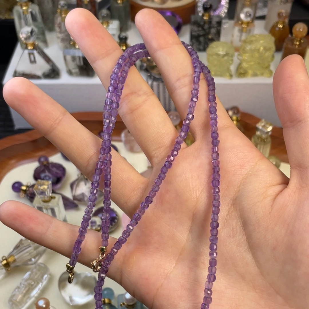 用***乐未镶嵌颈饰水晶天然水晶吊坠312