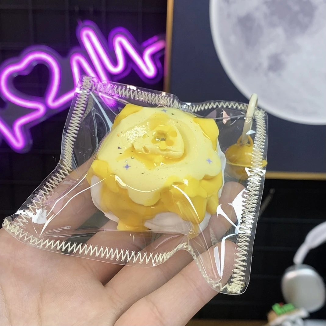 芝士奶酪系列  食品级硅胶解压玩具  无瑕疵