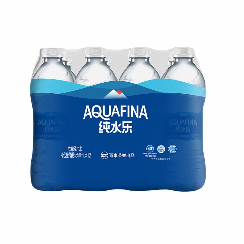 百事 纯水乐饮用纯净水PET550ml*12