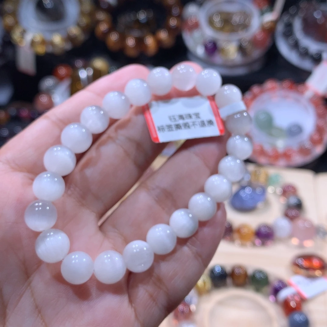 手链水晶未镶嵌彩兔毛8.6mm