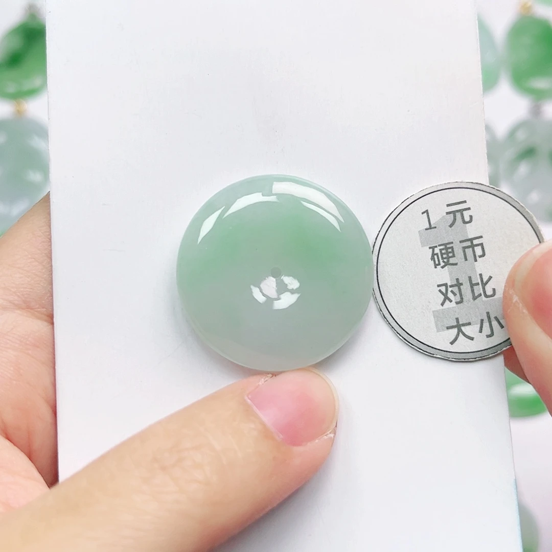 翡翠未镶嵌挂件全场天然翡翠A货