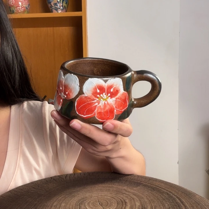 手捏手绘景德镇陶瓷