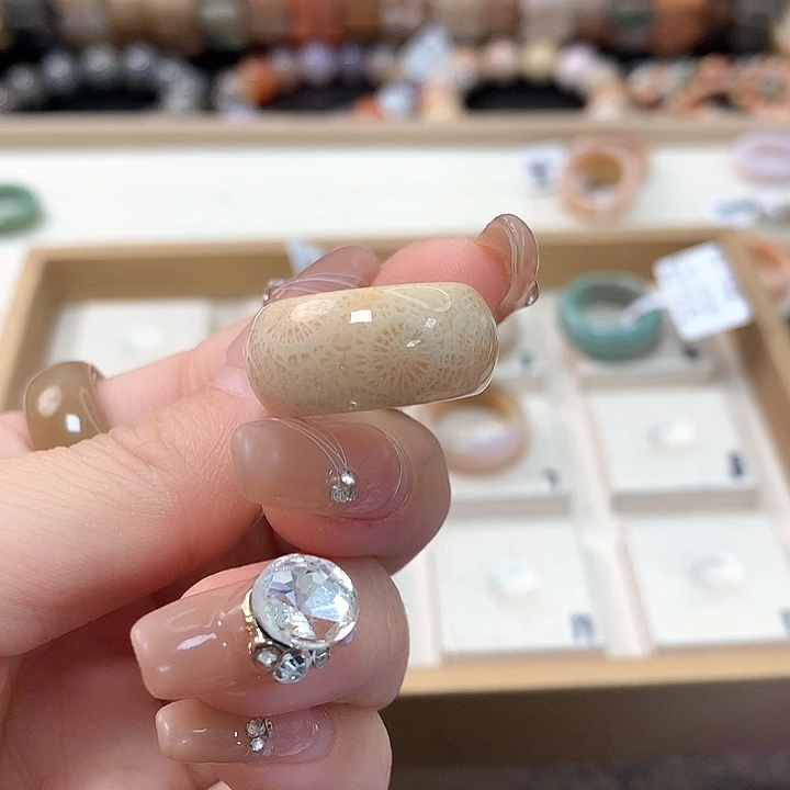 硅化珊瑚（珊瑚玉）手链未镶嵌沙**儿644