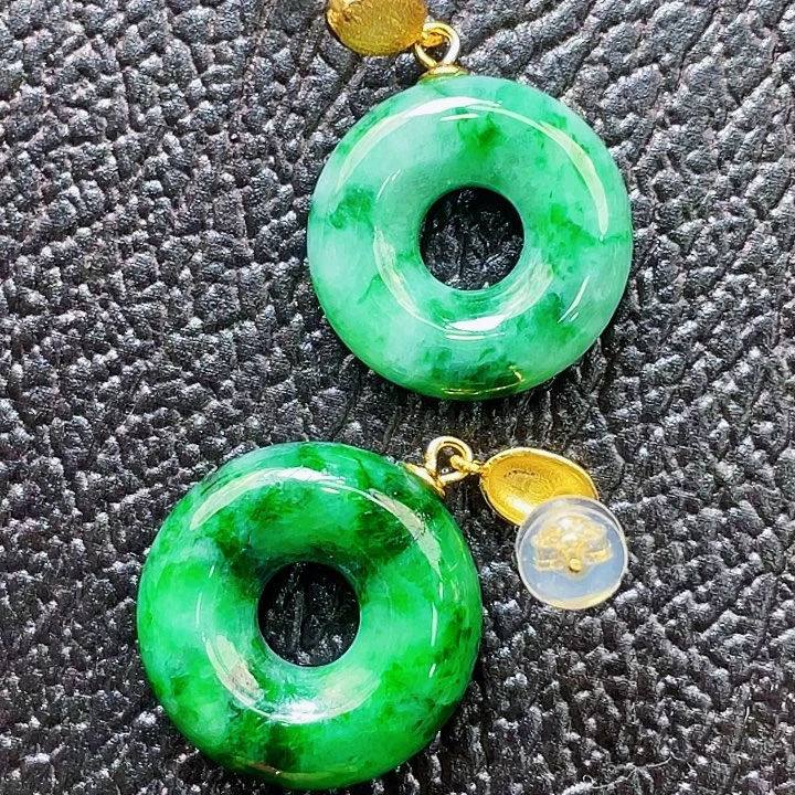 翡翠银S925镶嵌颈饰