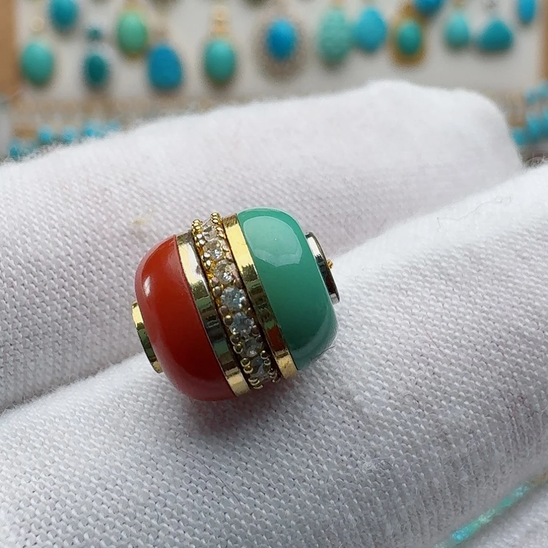 绿松石未镶嵌配饰