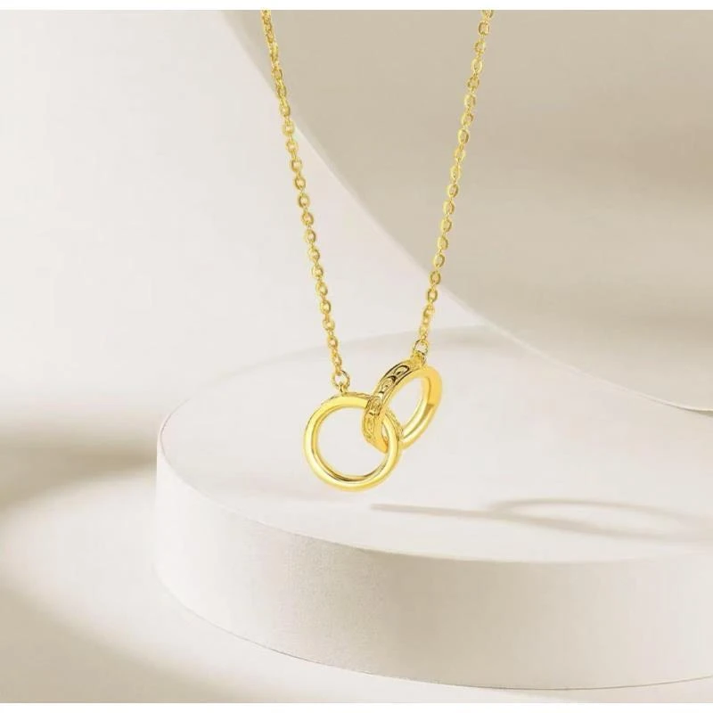 BY208    环环相扣项链