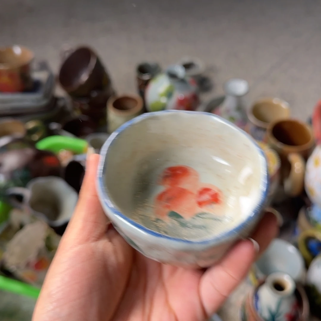 景德镇釉下彩陶瓷微瑕100