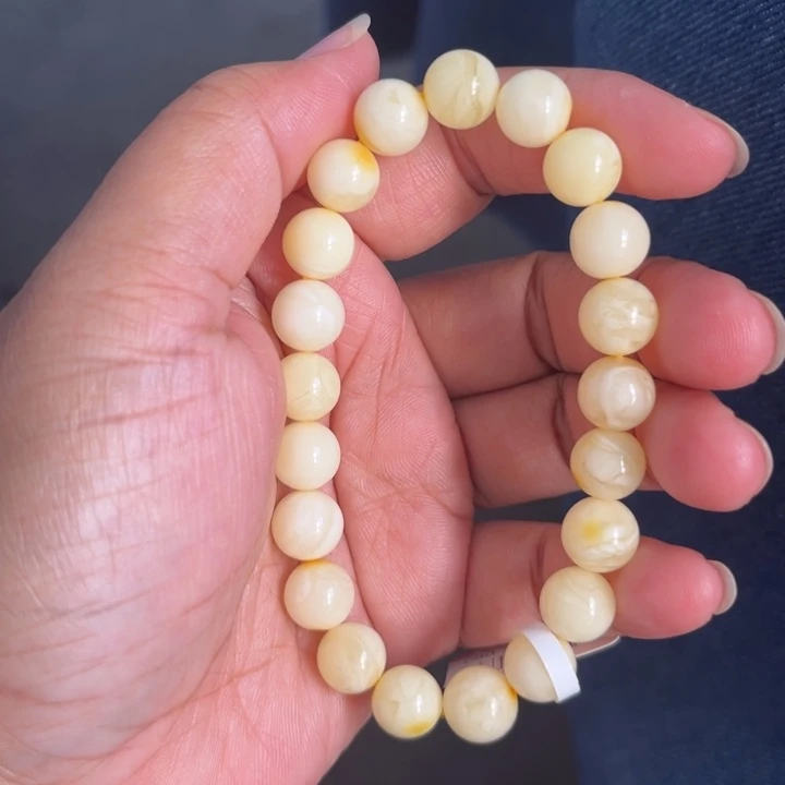 琥珀未镶嵌珠宝奇石M271号9+白蜡妖花