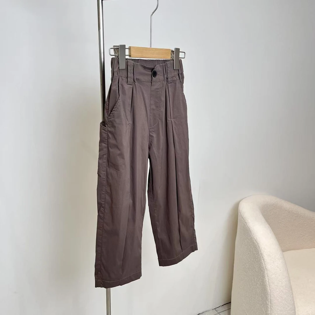 春款咖色休闲裤 1007禾系