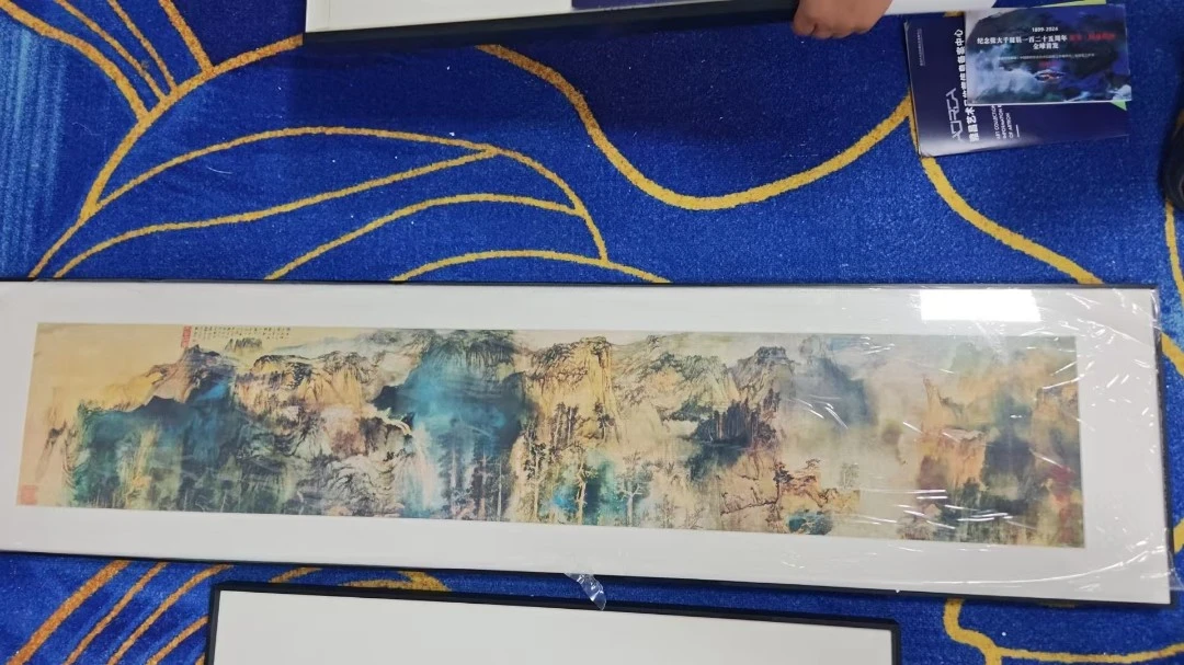 【景德镇】高温陶瓷，字画庐山图z