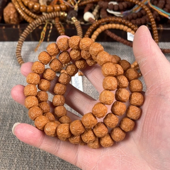 金刚菩提吊坠猴头胡须单圈