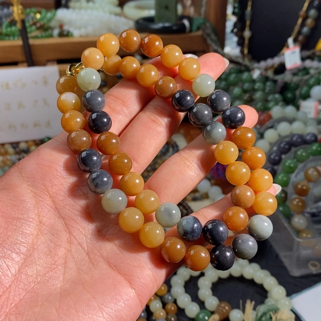 和田玉未镶嵌手链