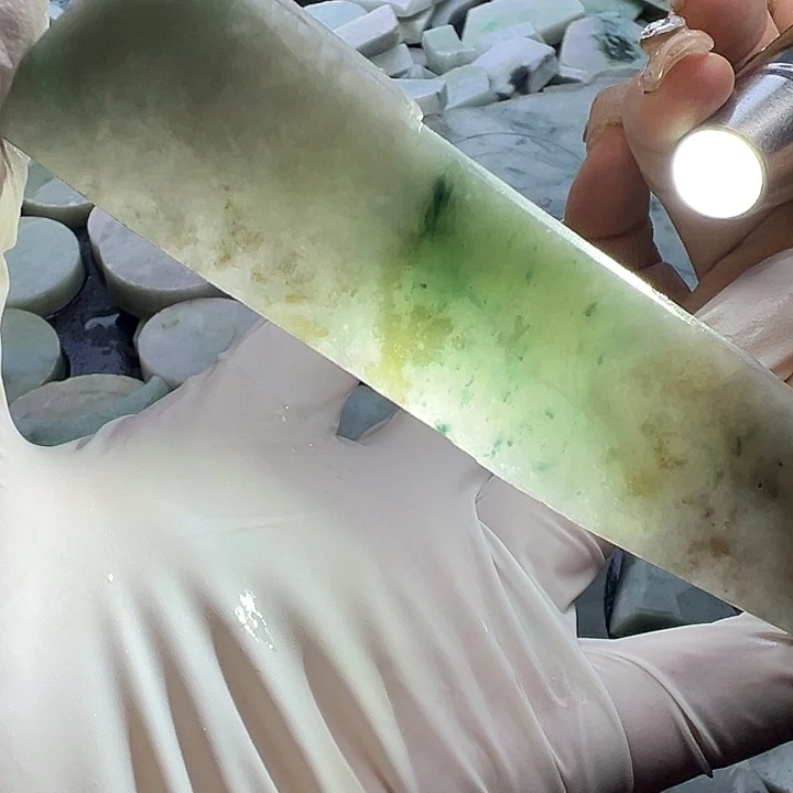 翡翠裸石翡翠飘花14