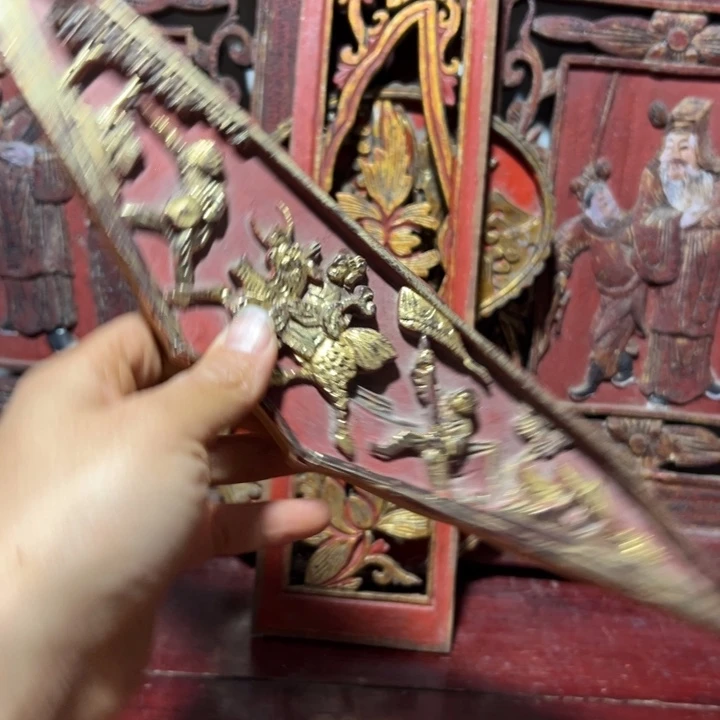 李***）木木雕工艺品摆件