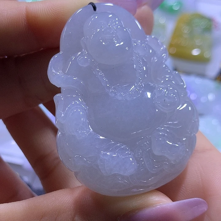 翡翠未镶嵌颈饰天然翡翠A货吊坠