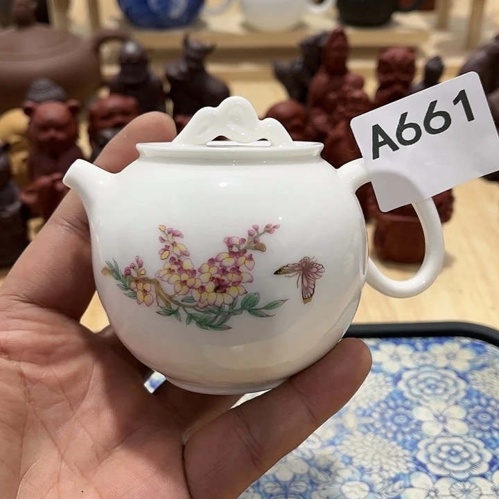 默认微瑕瓷器、茶具、壶、摆件，介意勿拍