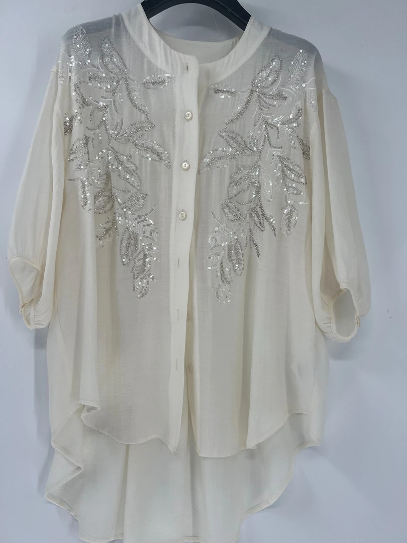 《鲍姐》钉珠防晒重工上衣0341