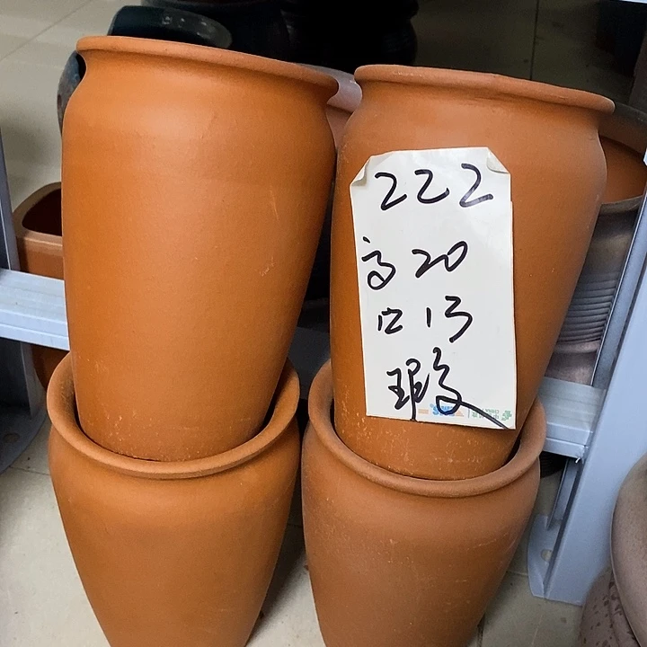 粗陶红陶绿植花盆222