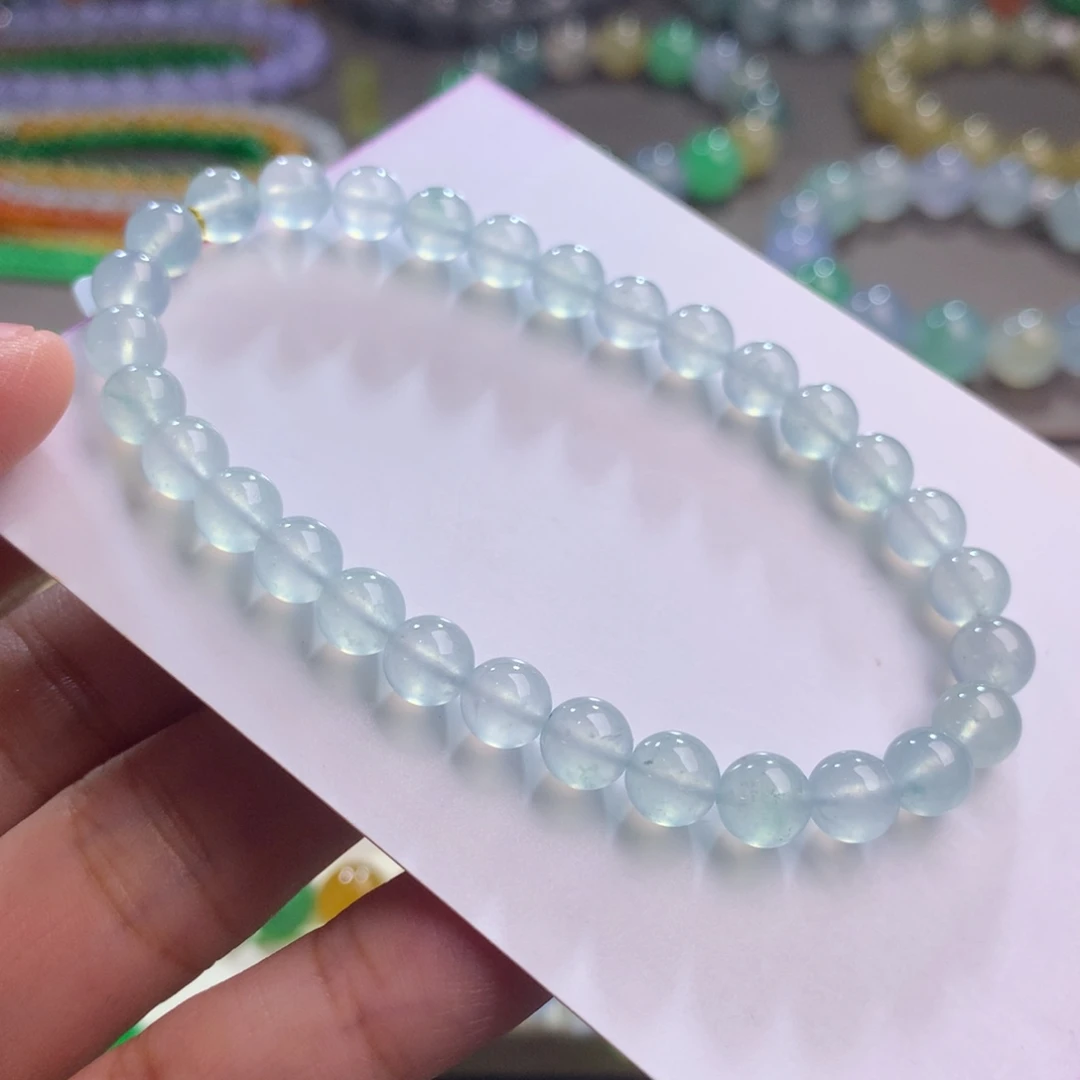 翡翠未镶嵌手链卡6