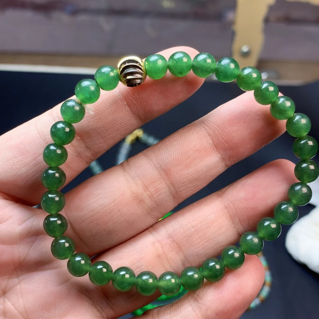 定制翡翠未镶嵌纯天然缅甸翡翠A货卡6.3