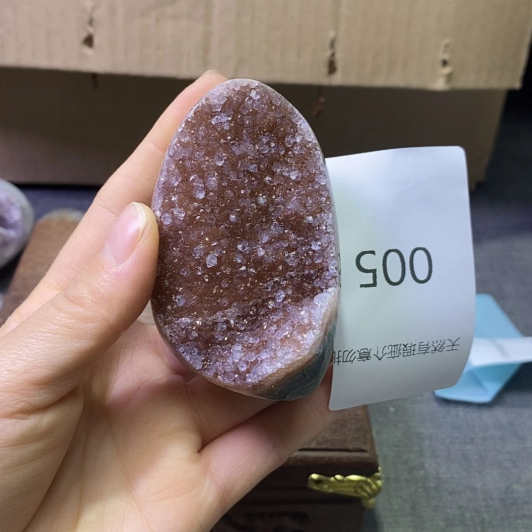 紫晶珠宝半成品未镶嵌