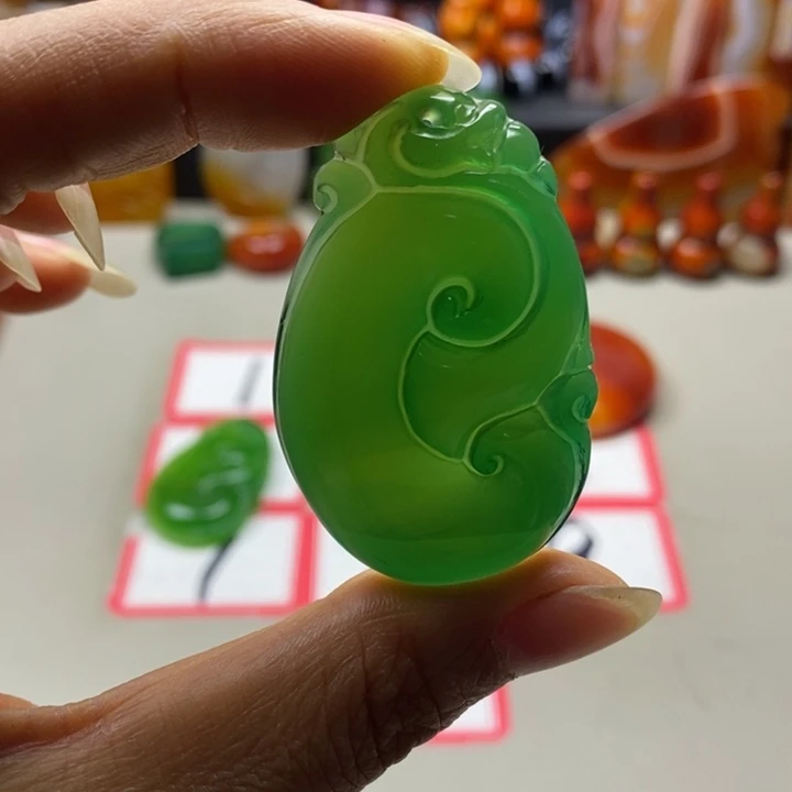 未镶嵌吊坠(不含链)玛瑙/玉髓玲