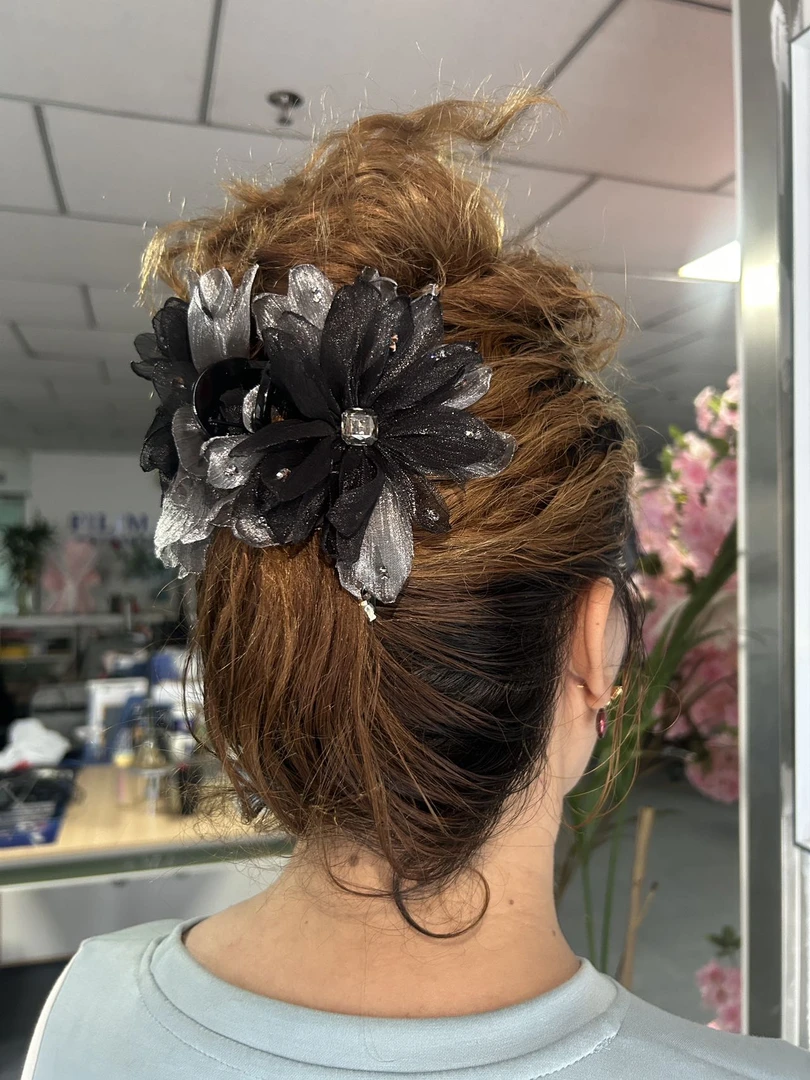 极简风网红日韩抓夹甜美女ins赫本风发夹气质时尚简约头饰韩系