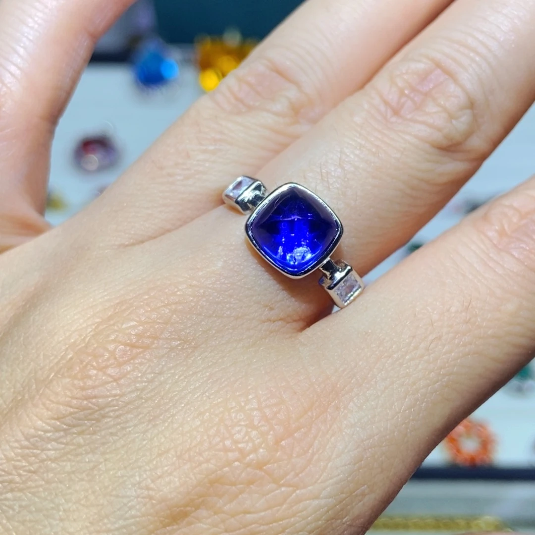 银S925镶嵌耳饰紫晶