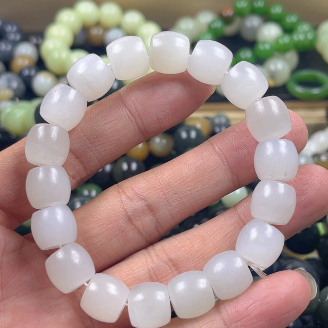 和田玉手串未镶嵌