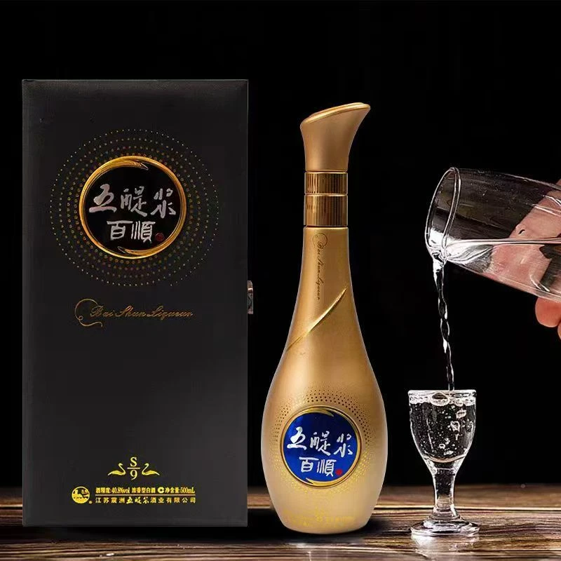 五醍浆五醍浆百顺S9 40.8度浓香型纯粮酿造白酒500ml40.8度5001ml