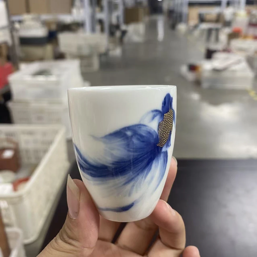 玉白瓷朗月杯单品（悠然）幻青款CC4626