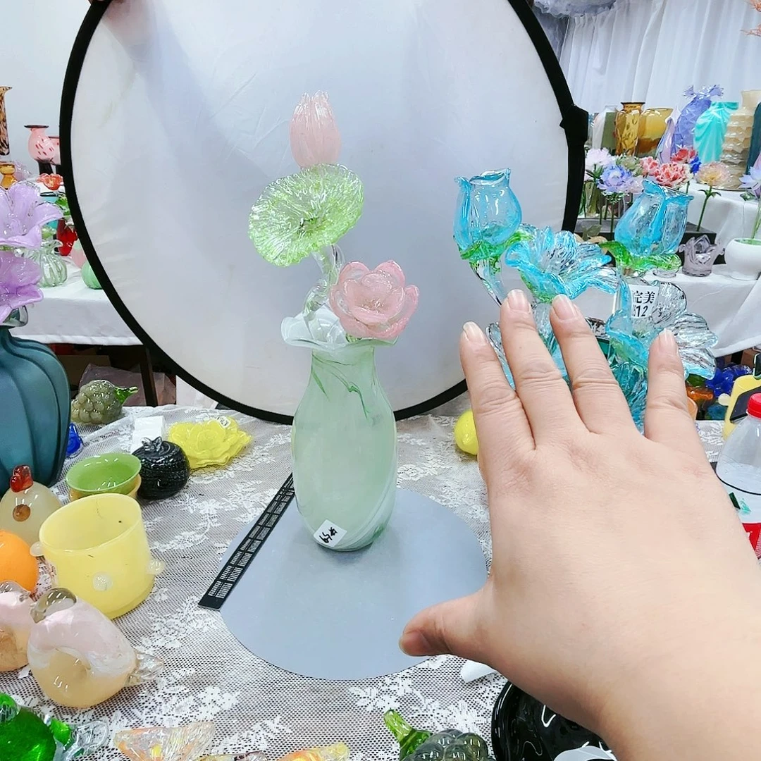 福利不退不换琉璃花瓶艺术品