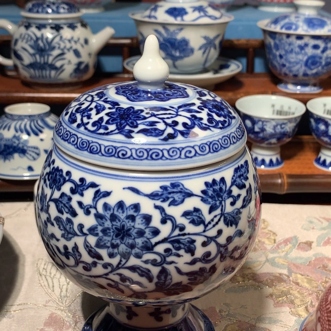 梦***Jxwy202青花斗缠枝莲一个