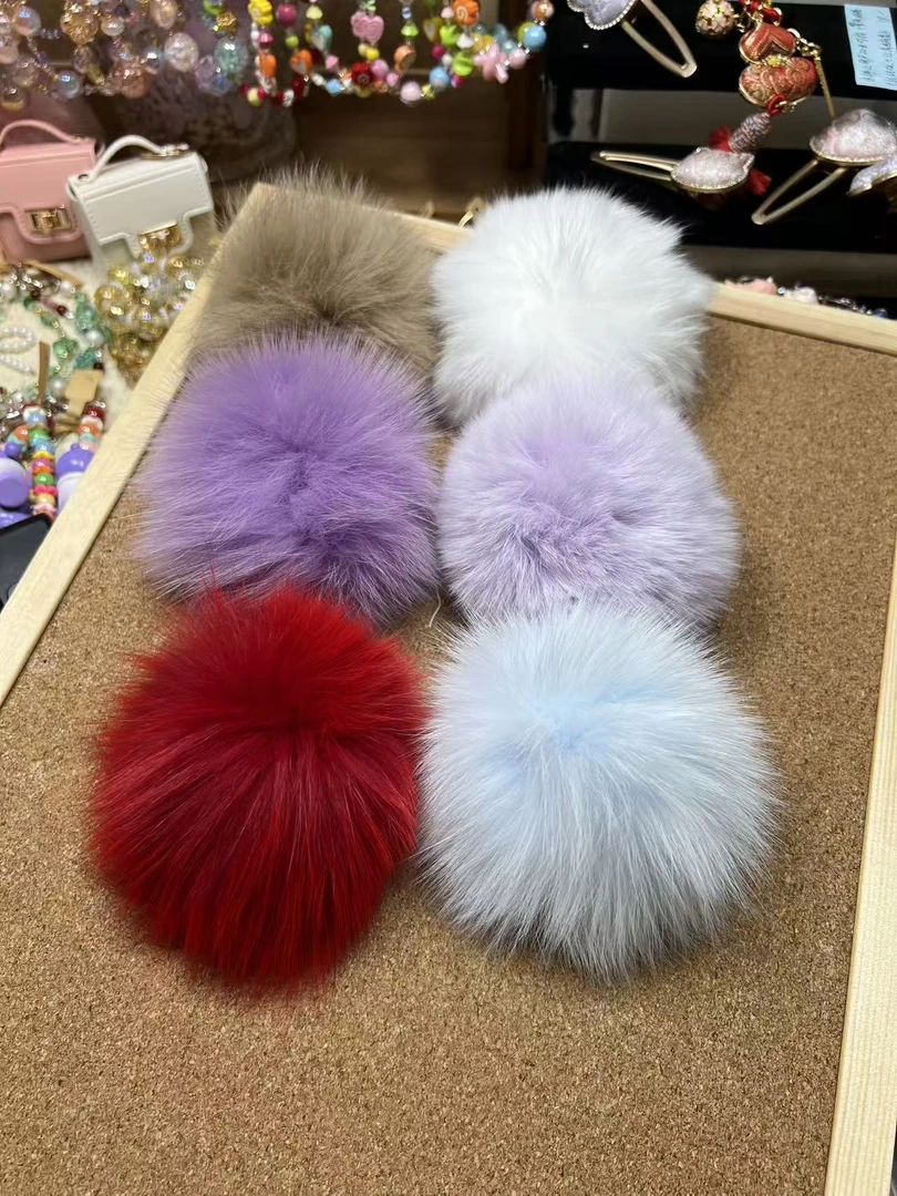 毛毛球手机链娃包挂饰钥匙扣实用配饰