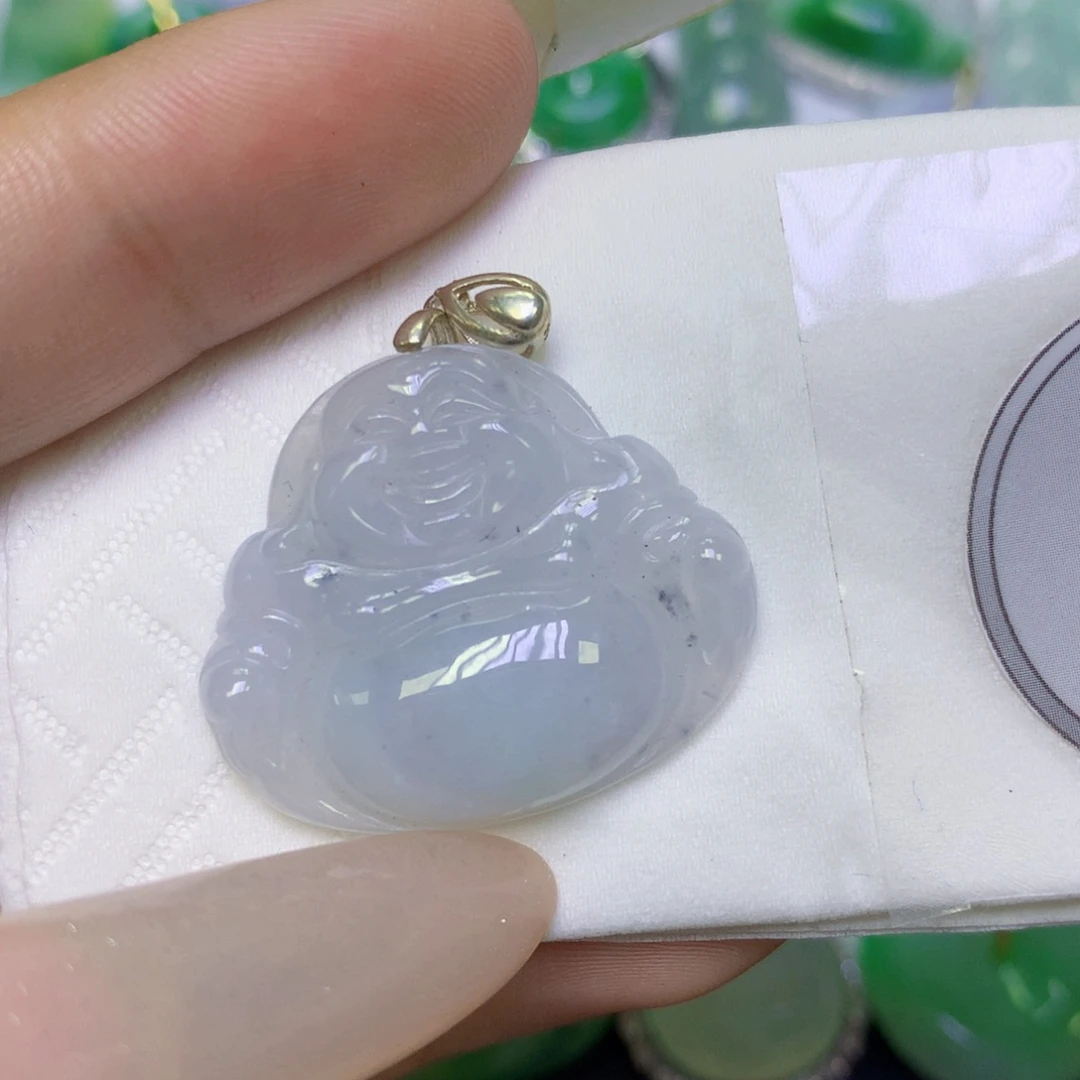 翡翠未镶嵌颈饰天然缅甸翡翠a货百元以上9元证书费自理