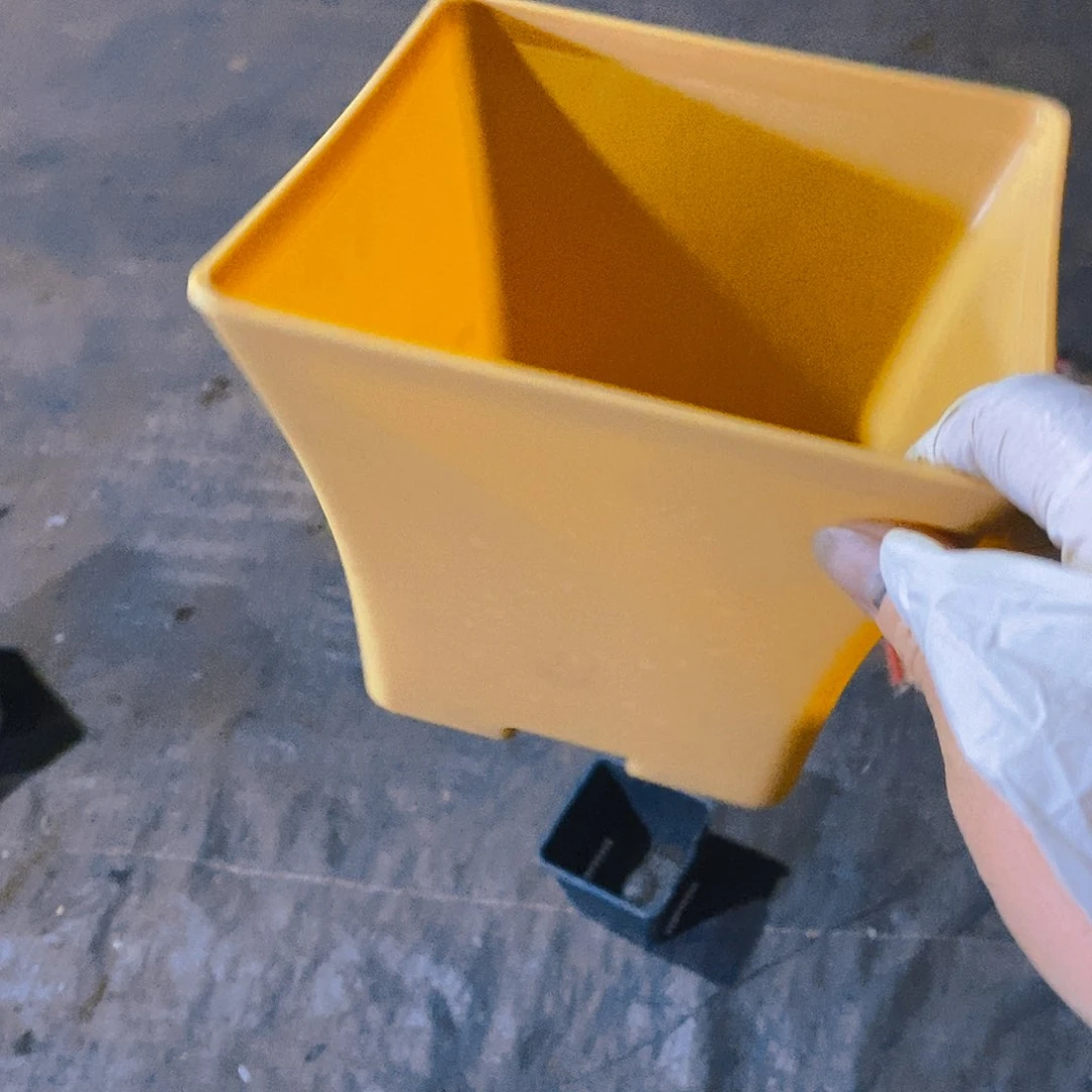 塑料西班牙盆黄色 5个