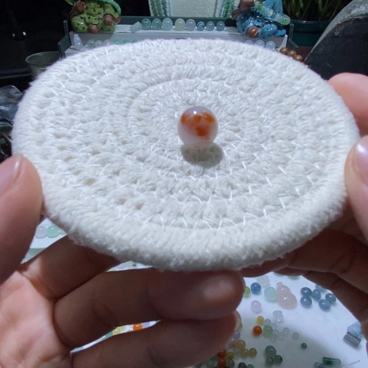 翡翠散珠翡翠洒金圆珠卡12