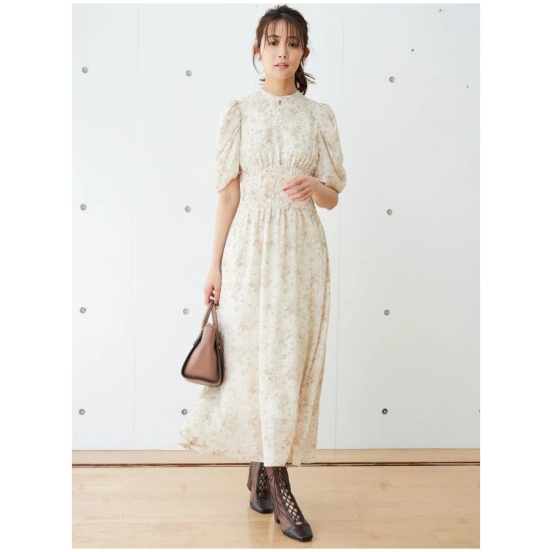 【Montendre】 夏季新款 M 两穿气质百搭碎花显瘦修身连衣裙