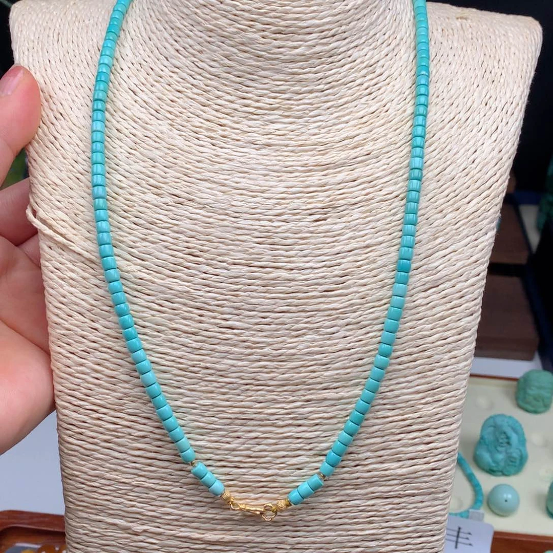 绿松石18K金镶嵌绿松石