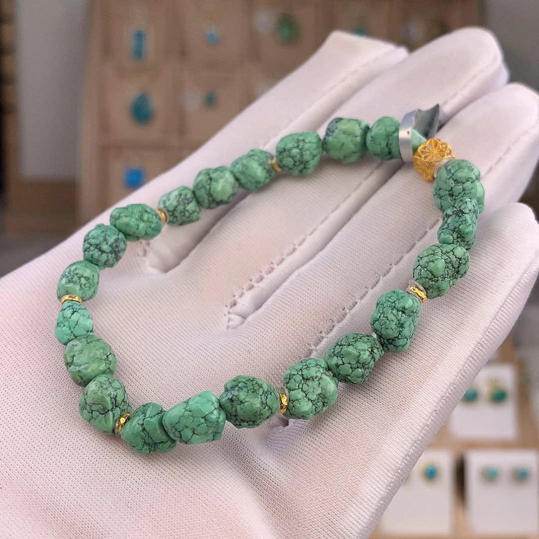 绿松石未镶嵌手链