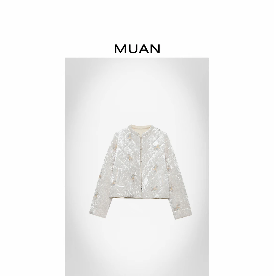 木岸MUAN：《浮生若梦棉服》定制新中式宽松棉服外套上衣D-MJ-F8606