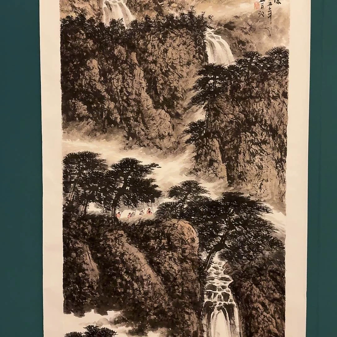 国画丁老师作品作品