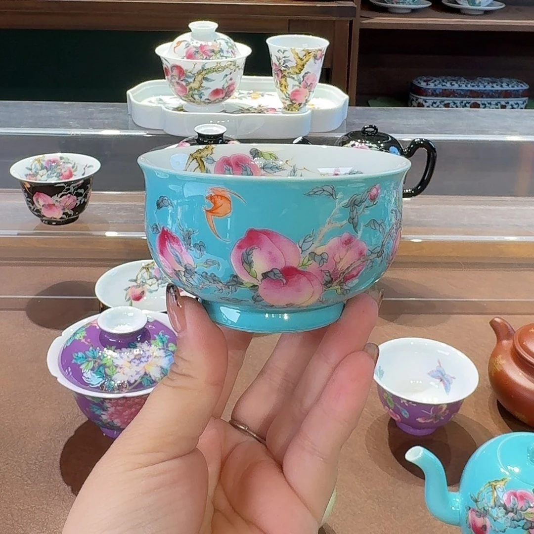珐琅彩主人杯茶具系列