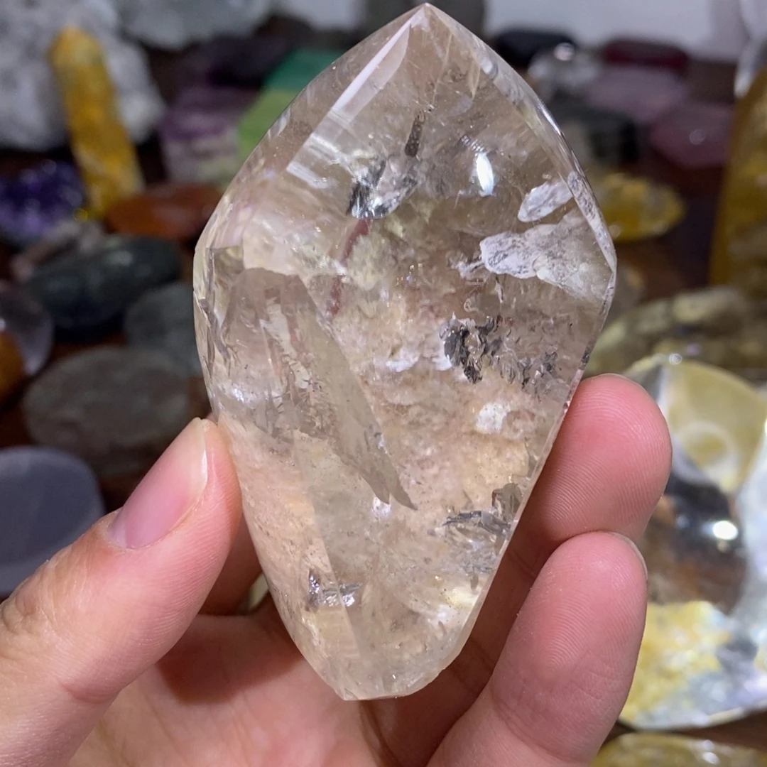 珠宝半成品水晶未镶嵌