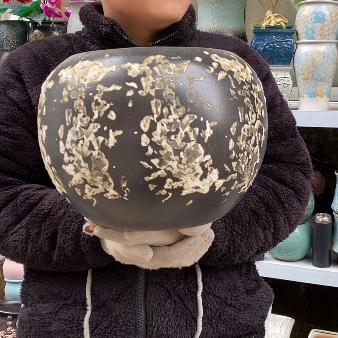 紫砂花盆口22高24福利