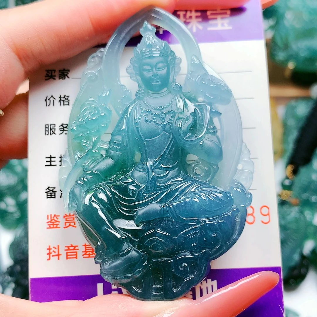 【闪购商品】翡翠未镶嵌颈饰纯天然A货翡翠