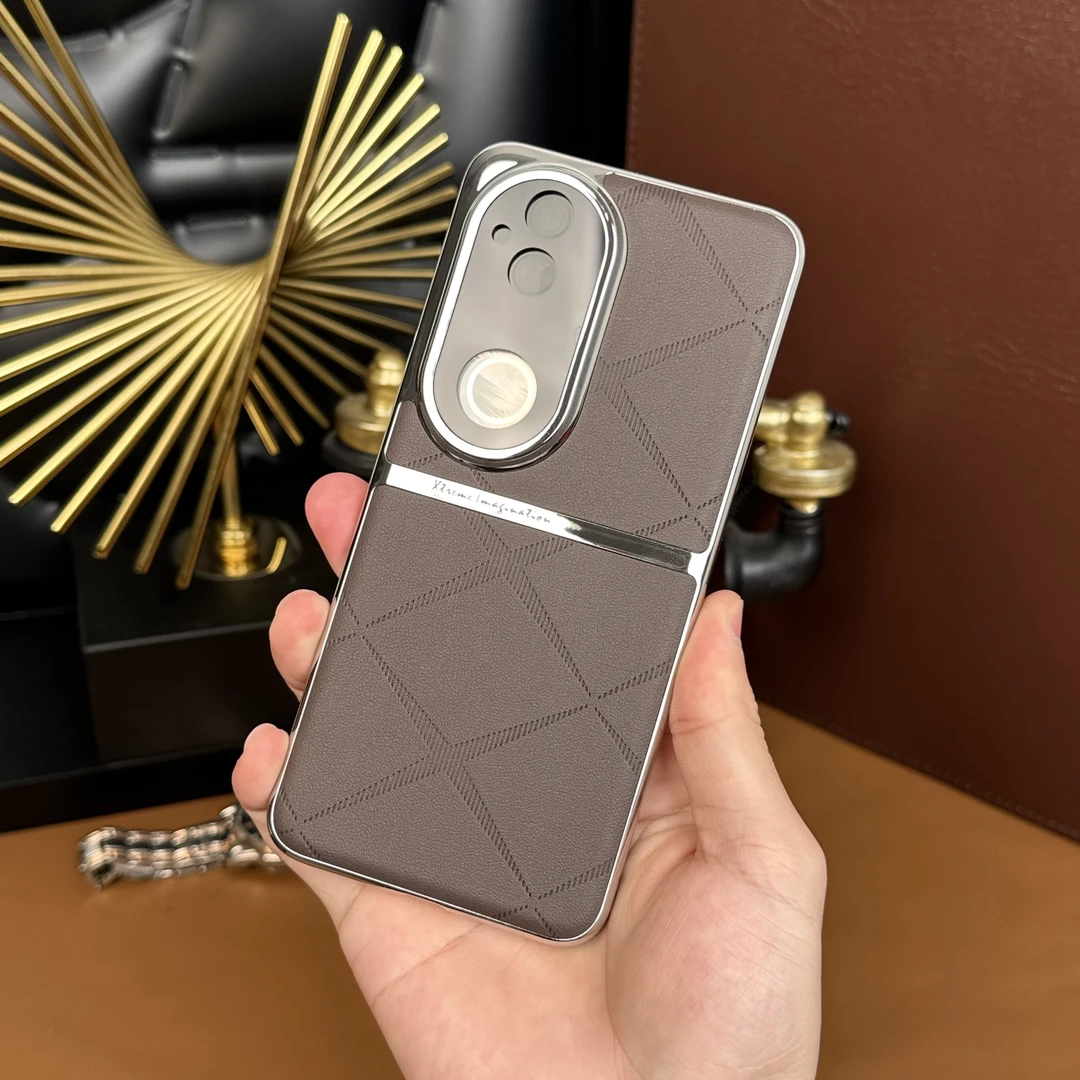 【轻奢星芒素皮+金属镜头圈】适用于VIVO S20手机壳高端商务s19Pro