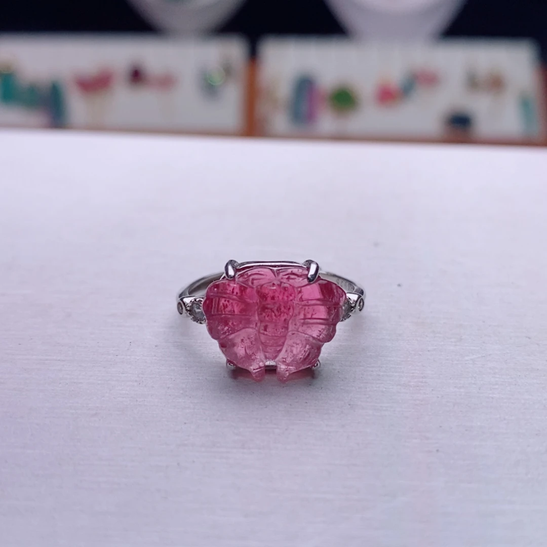 未镶嵌戒指碧玺碧玺A戒指