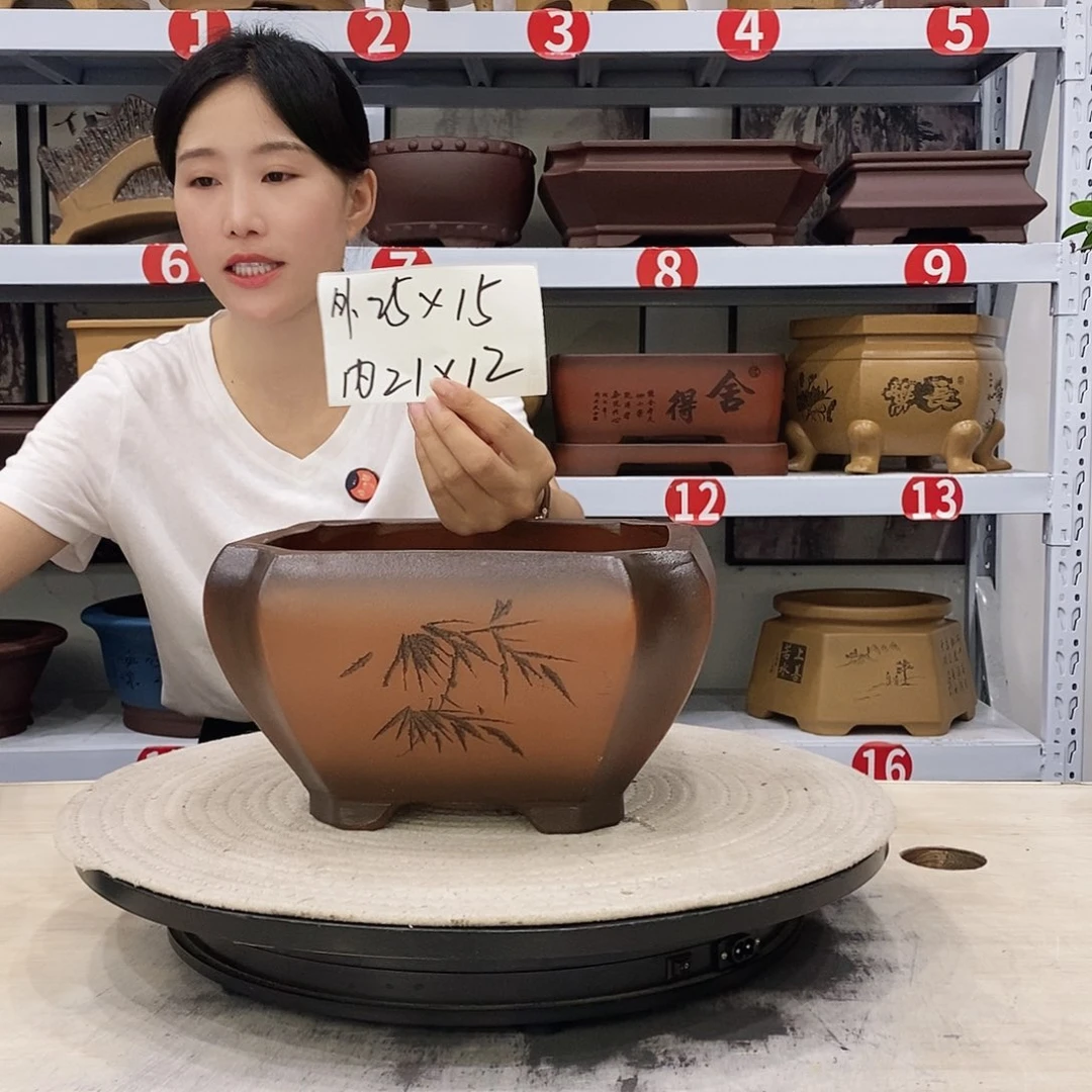 紫砂花盆紫砂花盆