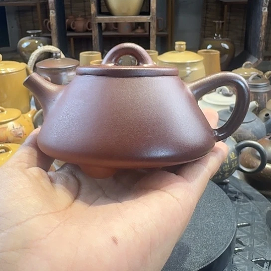 建水紫陶小石瓢